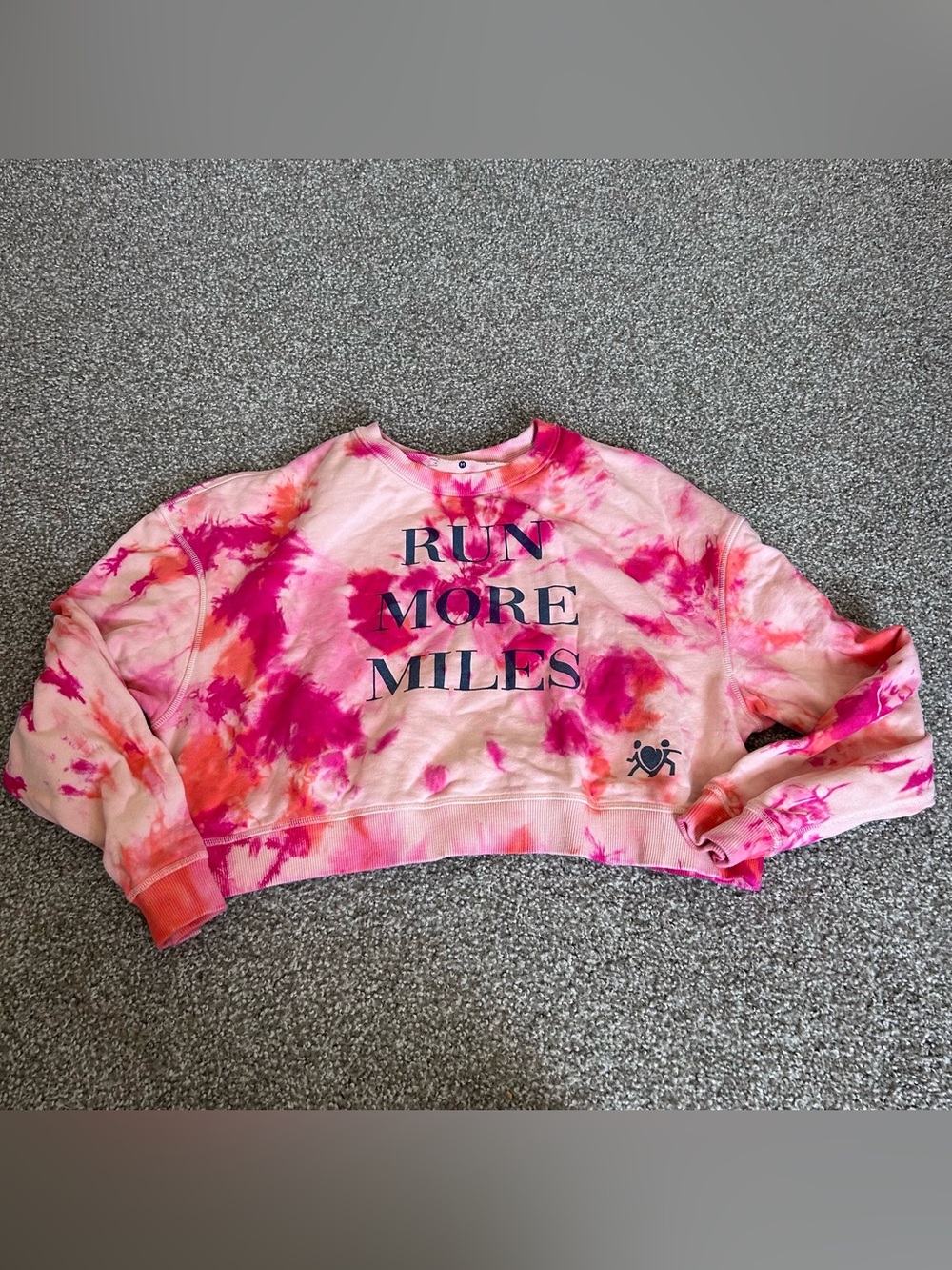 Run Love Yoga Tie Dye Sweatshirt